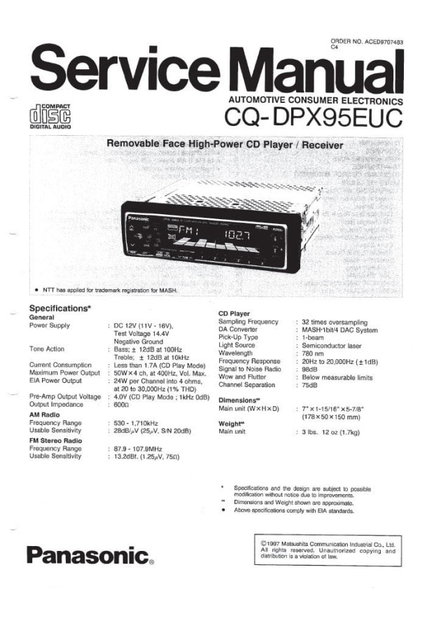 CQ-DPX95EUC